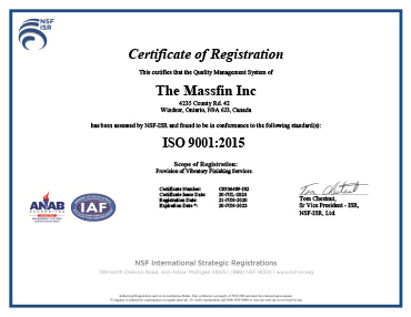 ISO 9001:2015 Certificate