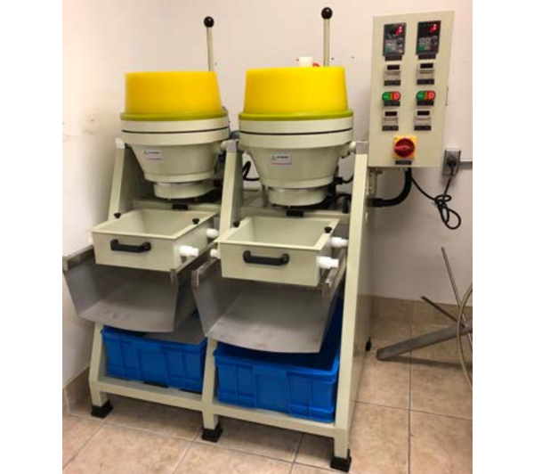 2 X 20L MDF20 disk finishing combo - Dry and Wet disk finishing machine