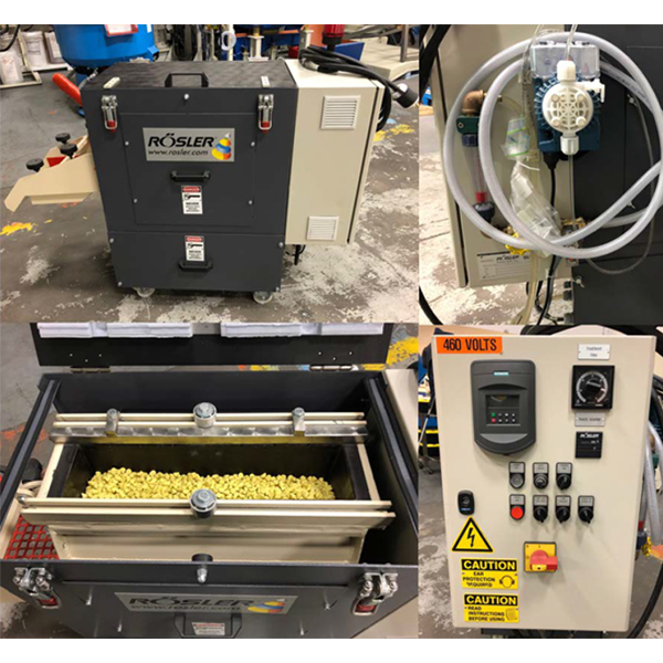 Rosler RMO 180/530 TE Vibratory finishing tub